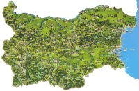 mapa Bulharska